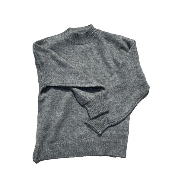 Z Supply Womens Desmond Sweater Heather Gray Mock Neck SOLD OUT NWT $89 SMALL - Picture 2 of 7